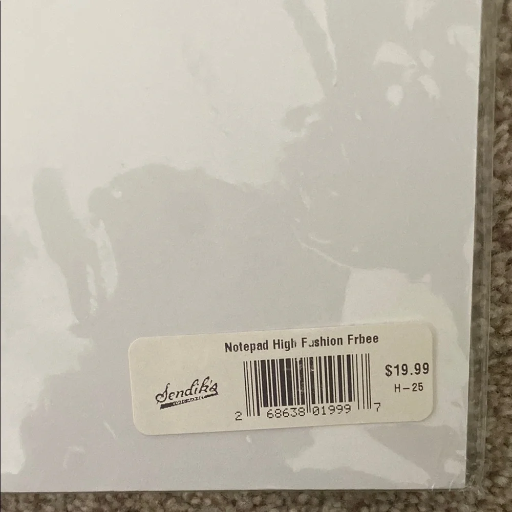 Prada Marfa (Sendiks) White Notepad with Black Ribbon - Picture 3 of 4